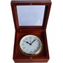 Barigo 1222 chronometer scheepsklok mahoniehout quartz klok