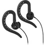 JBL Focus 100 Behind-the-Ear sporthoofdtelefoon zweetbestendig met flexibele oorbeugel en TwistLock-technologie compatibel met smartphones tablets en MP3-apparaten Zwart