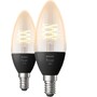 Philips Hue Filamentlamp kaarslamp Duo pack